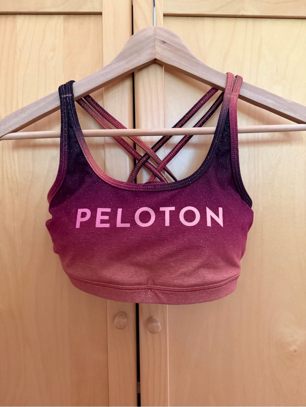 Peloton Women's Gradient Pink Sports Bra